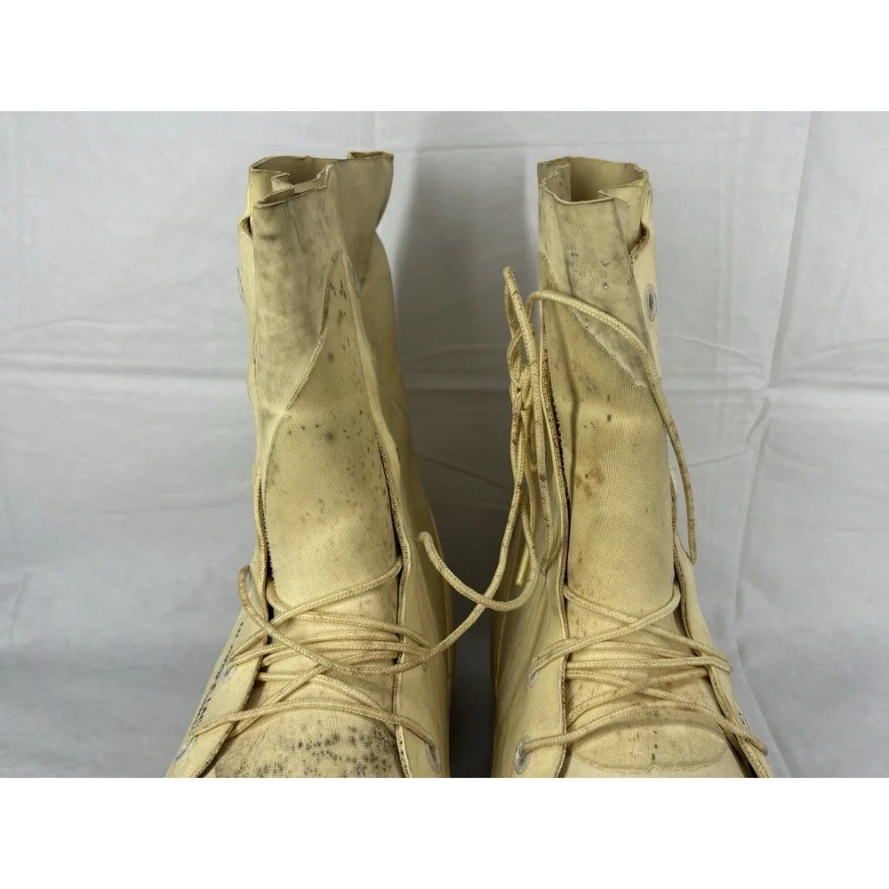 US Military DLA 100-82-C-4041 Mens Off White Bunny Boots Cold Weather 9R Mickey